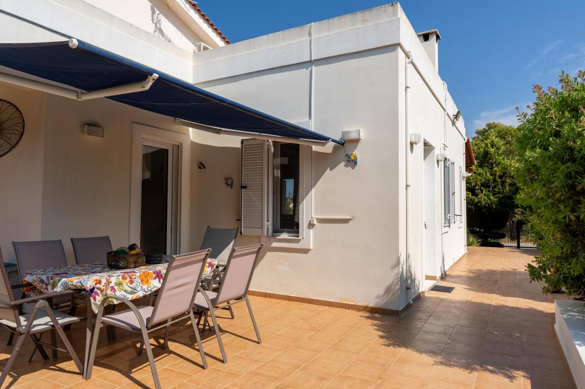 Beautiful Summer Villa In Chalkoutsi Khalkoutsion Экстерьер фото